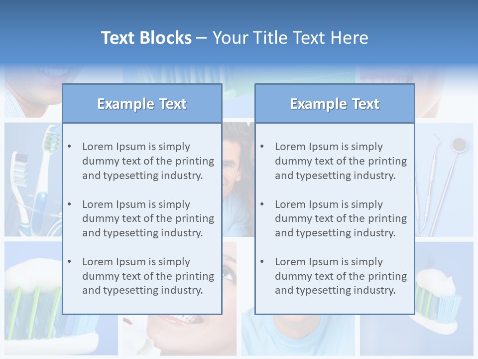 S Smile Woman PowerPoint Template