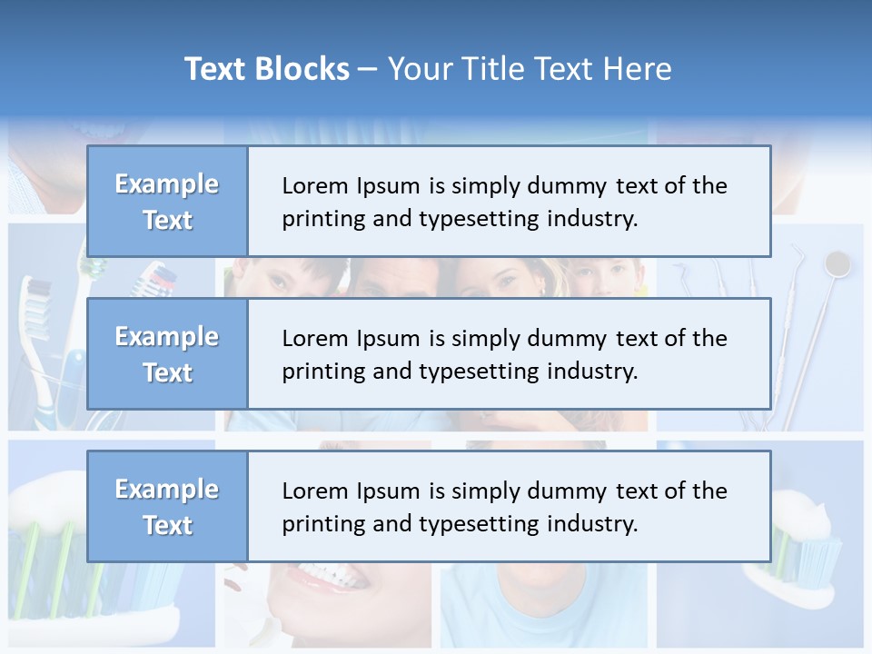 S Smile Woman PowerPoint Template