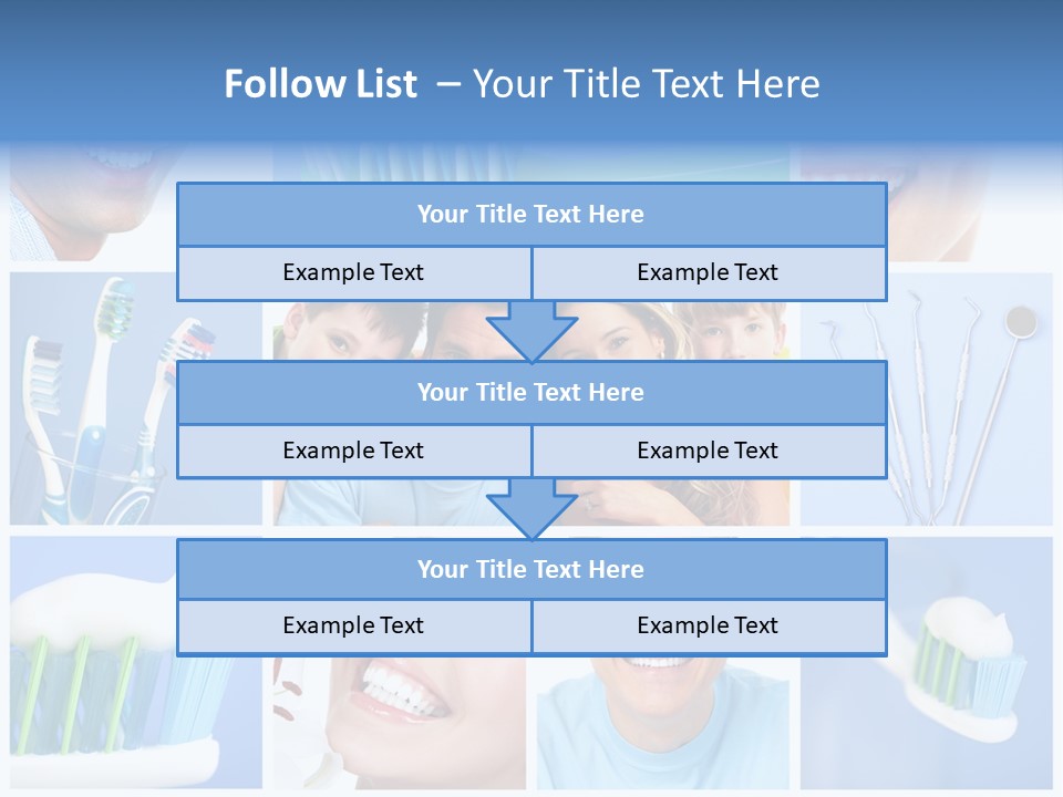 S Smile Woman PowerPoint Template