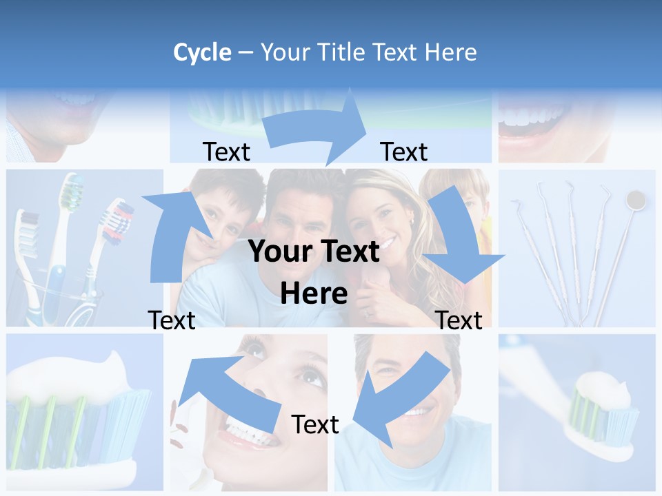 S Smile Woman PowerPoint Template