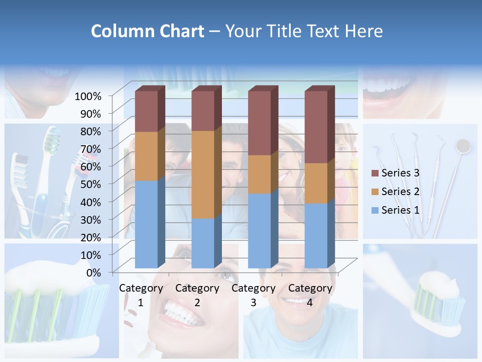 S Smile Woman PowerPoint Template