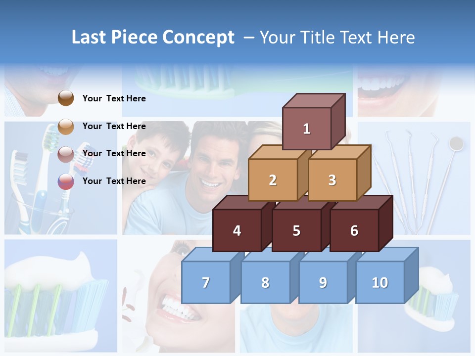 S Smile Woman PowerPoint Template