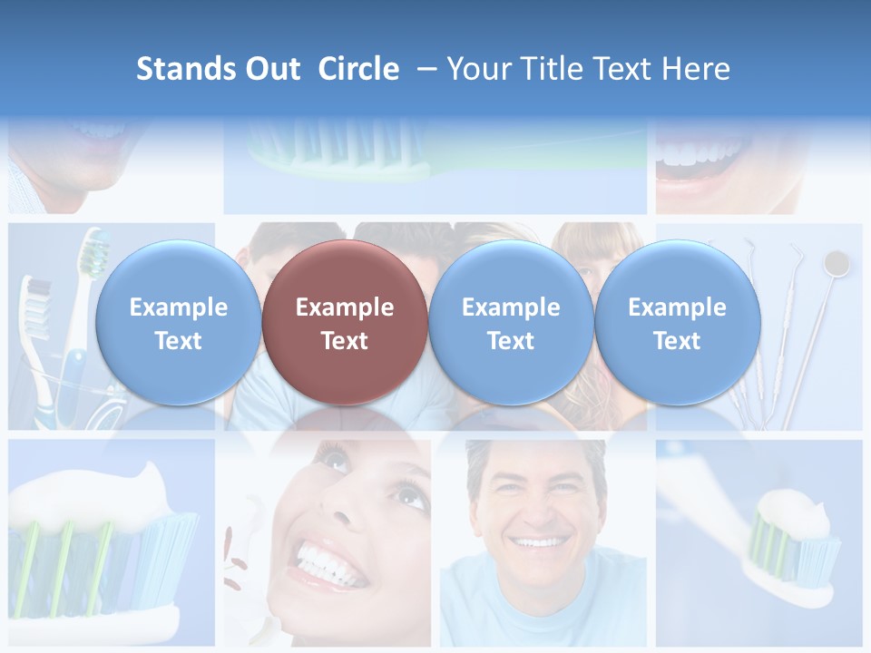 S Smile Woman PowerPoint Template