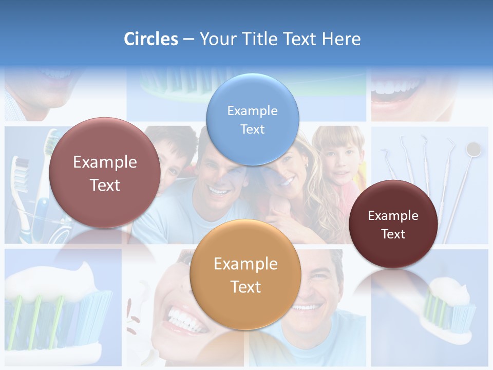 S Smile Woman PowerPoint Template