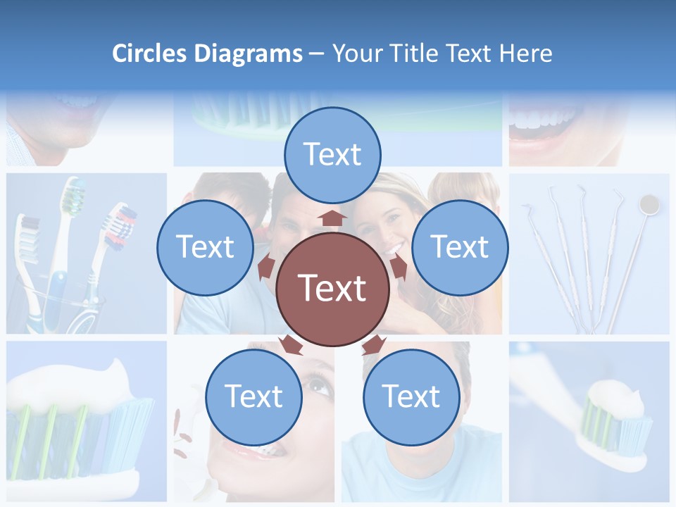 S Smile Woman PowerPoint Template