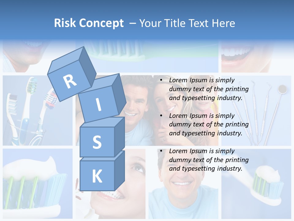 S Smile Woman PowerPoint Template