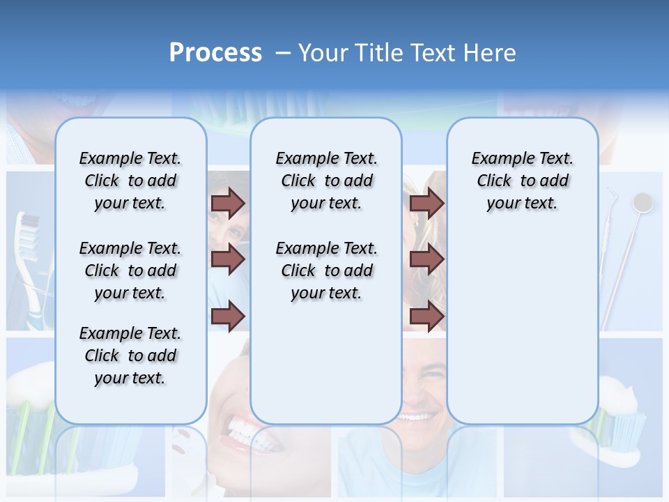 S Smile Woman PowerPoint Template