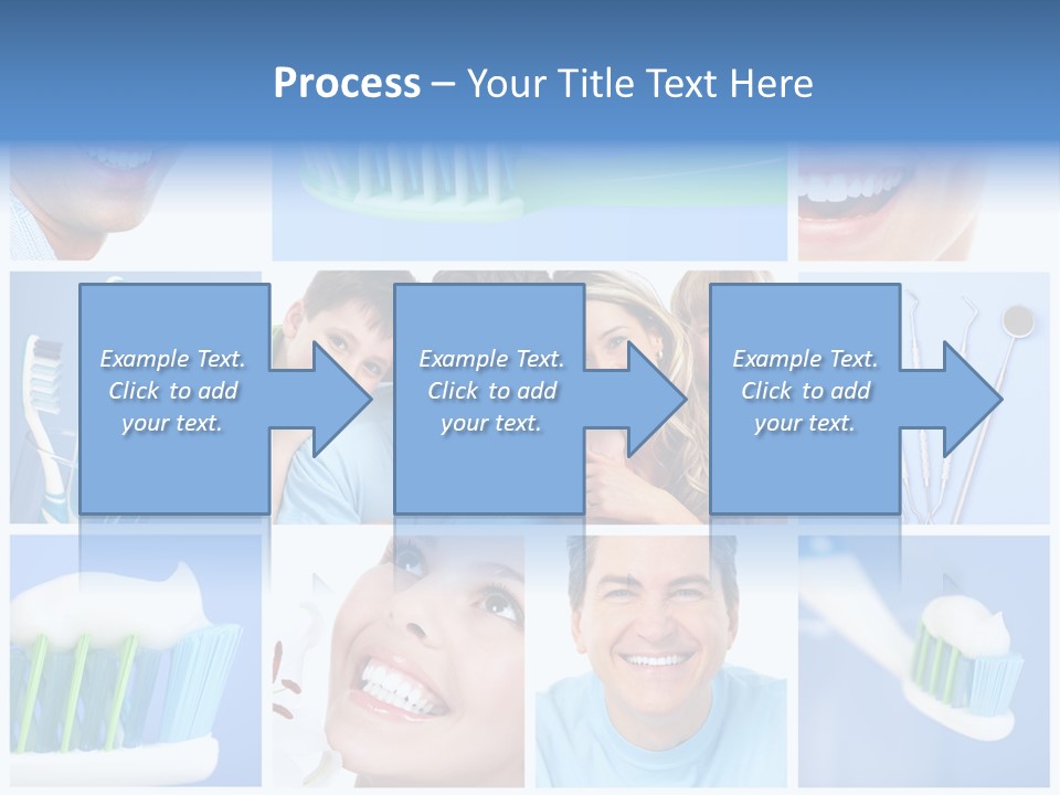 S Smile Woman PowerPoint Template