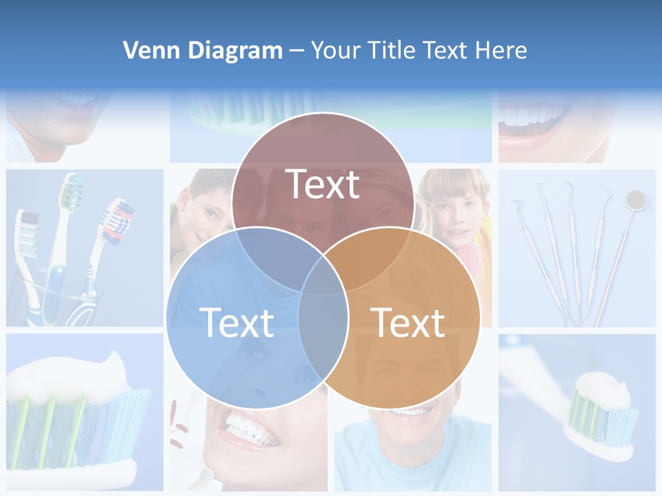 S Smile Woman PowerPoint Template