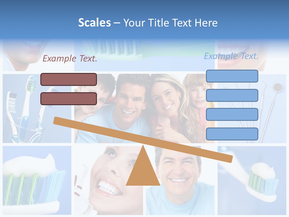 S Smile Woman PowerPoint Template