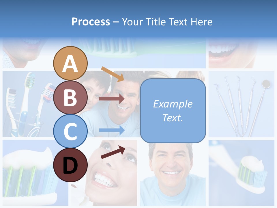 S Smile Woman PowerPoint Template
