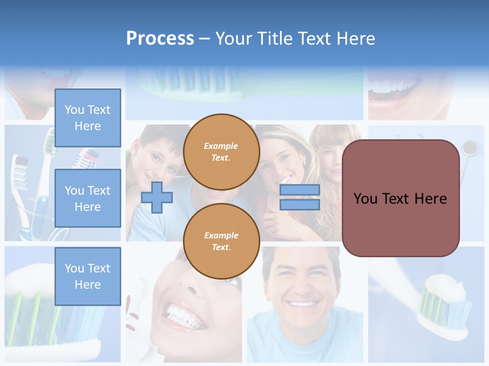 S Smile Woman PowerPoint Template