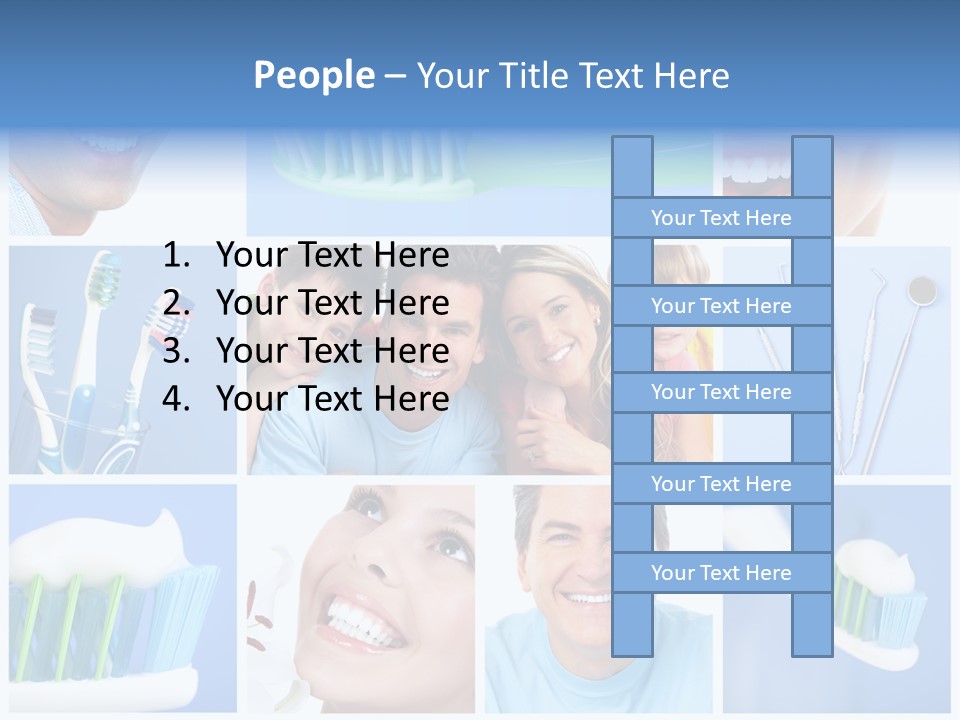 S Smile Woman PowerPoint Template