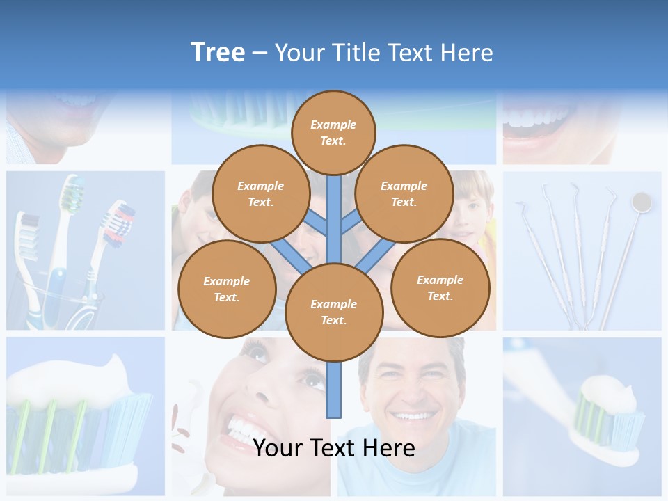 S Smile Woman PowerPoint Template