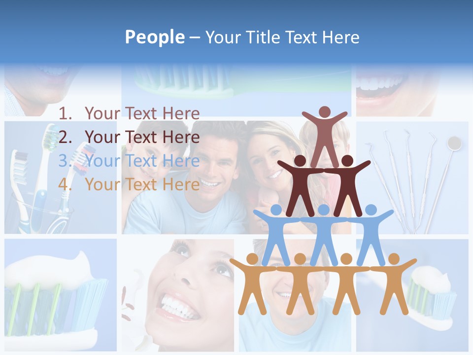 S Smile Woman PowerPoint Template