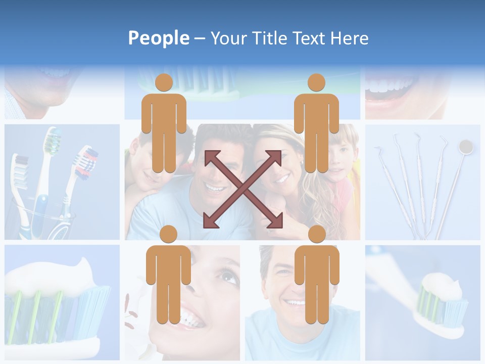 S Smile Woman PowerPoint Template