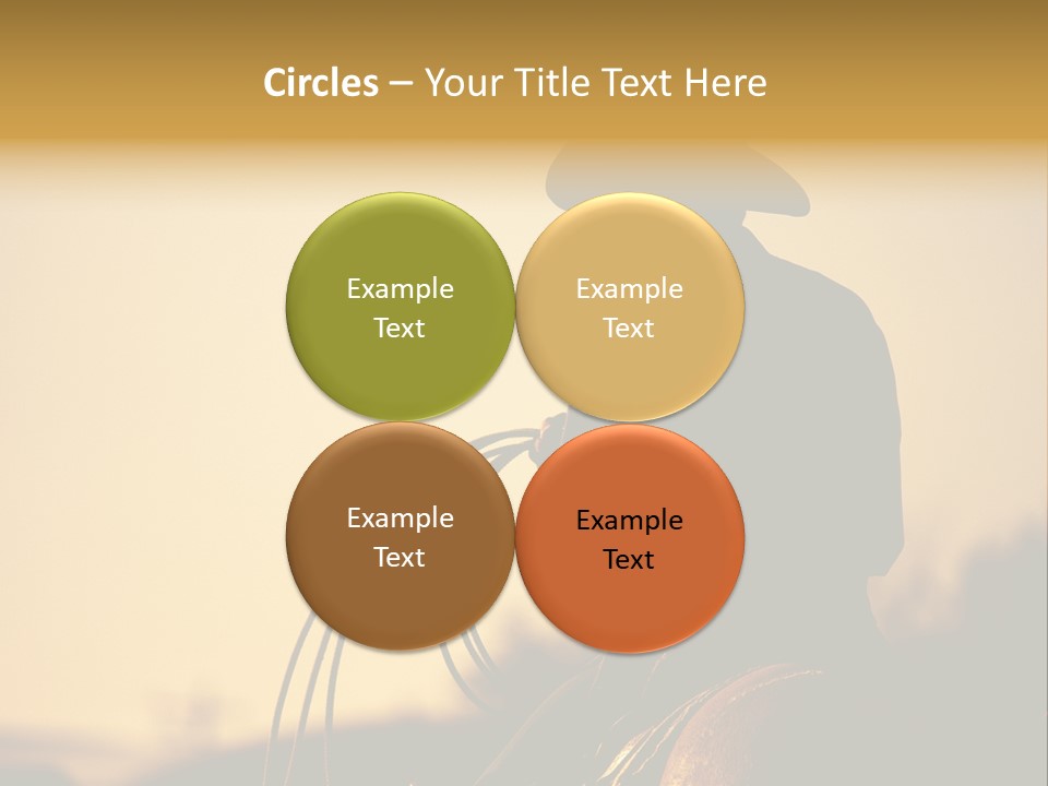 West Cowboy Western PowerPoint Template