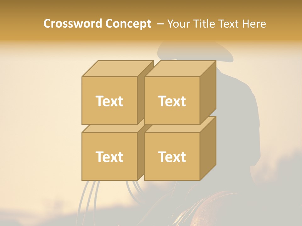 West Cowboy Western PowerPoint Template