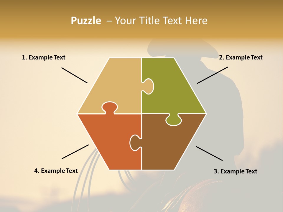 West Cowboy Western PowerPoint Template