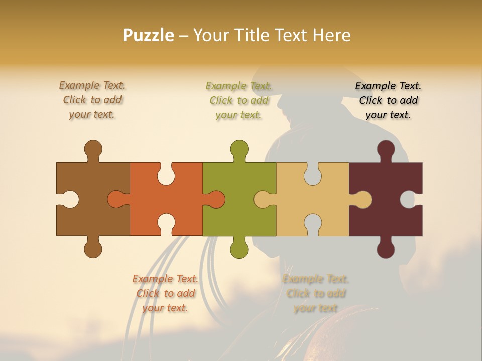 West Cowboy Western PowerPoint Template