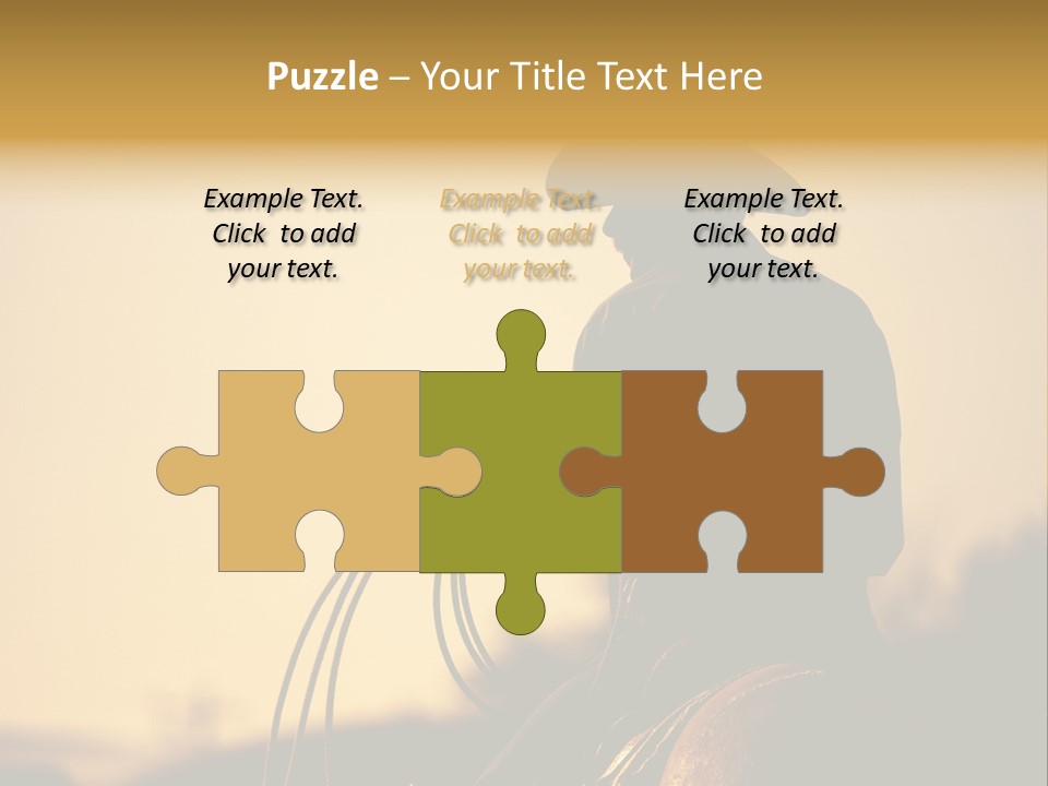 West Cowboy Western PowerPoint Template