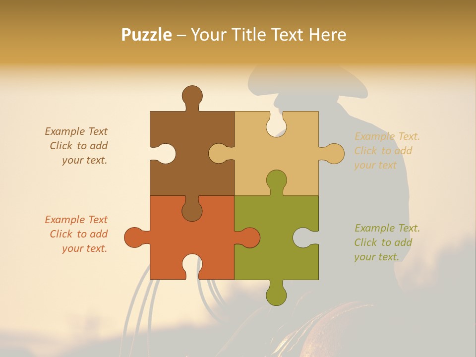 West Cowboy Western PowerPoint Template