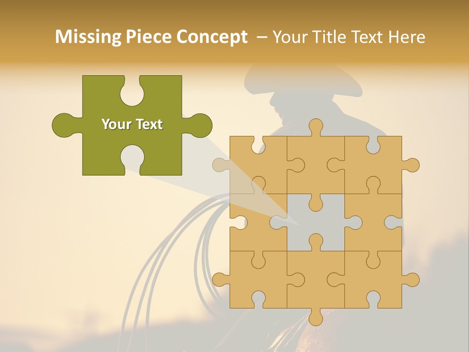 West Cowboy Western PowerPoint Template