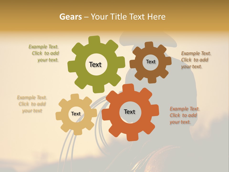 West Cowboy Western PowerPoint Template