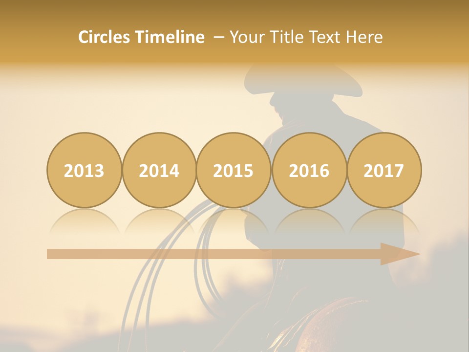 West Cowboy Western PowerPoint Template