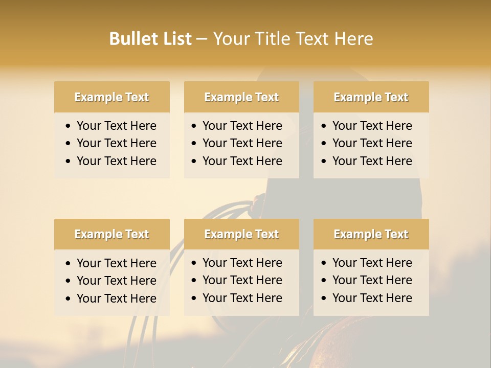 West Cowboy Western PowerPoint Template