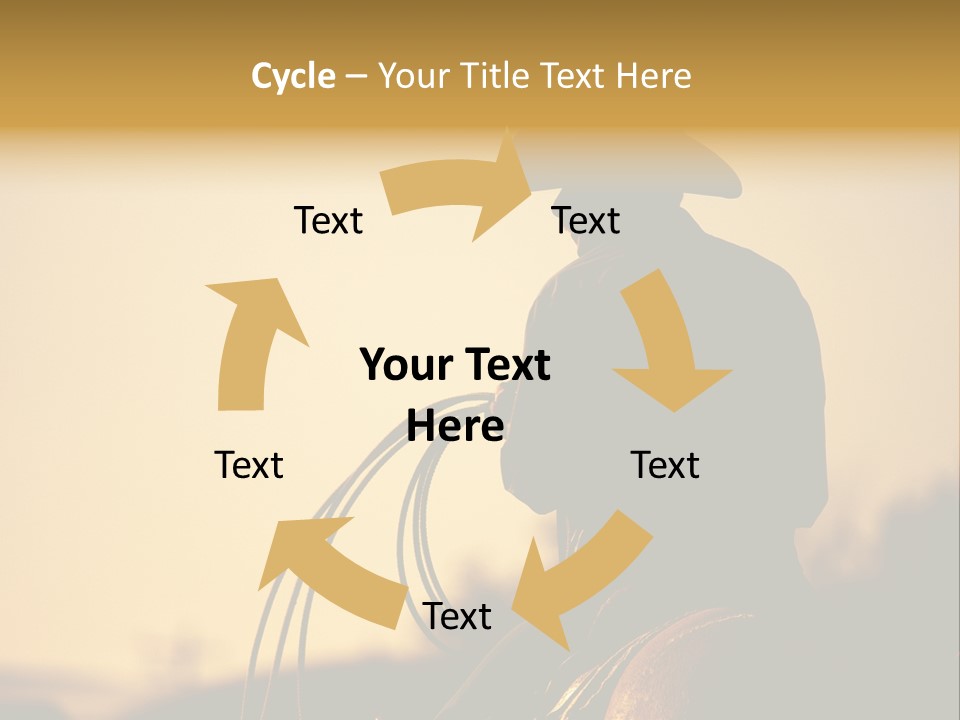 West Cowboy Western PowerPoint Template