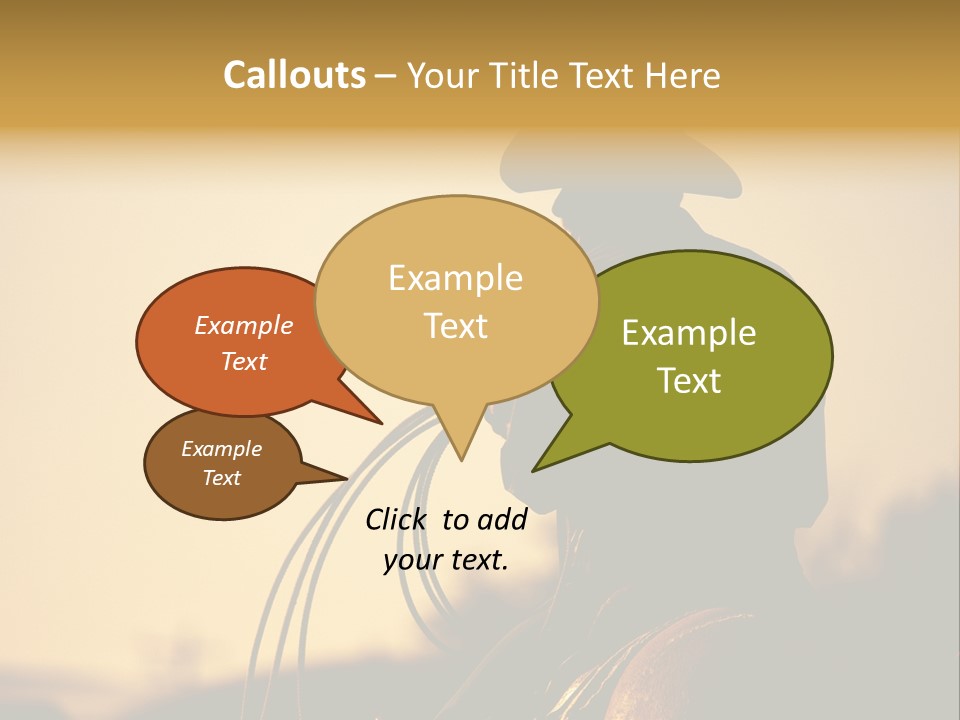 West Cowboy Western PowerPoint Template