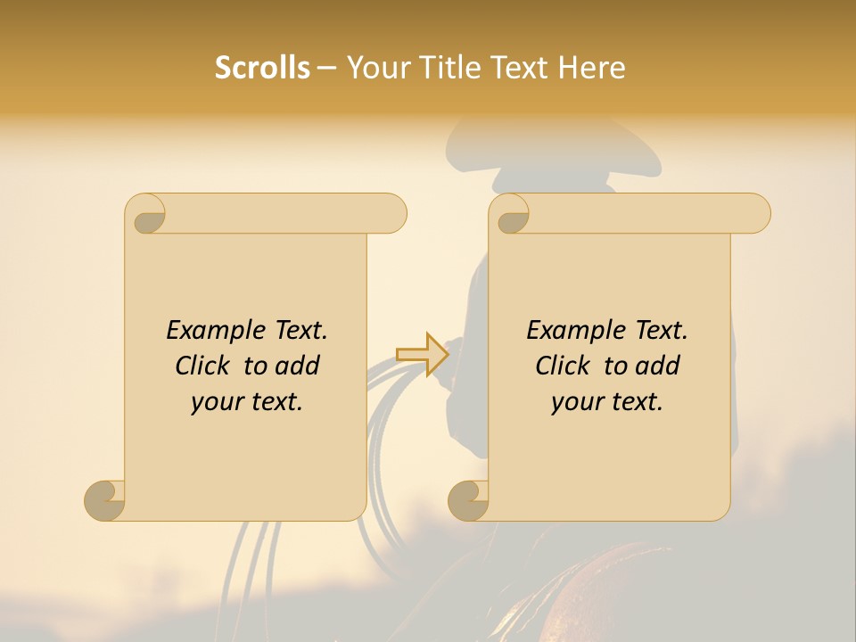 West Cowboy Western PowerPoint Template
