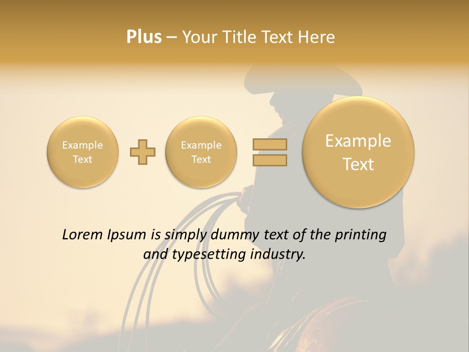 West Cowboy Western PowerPoint Template