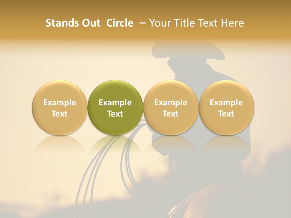 West Cowboy Western PowerPoint Template