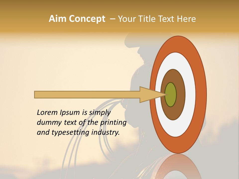 West Cowboy Western PowerPoint Template