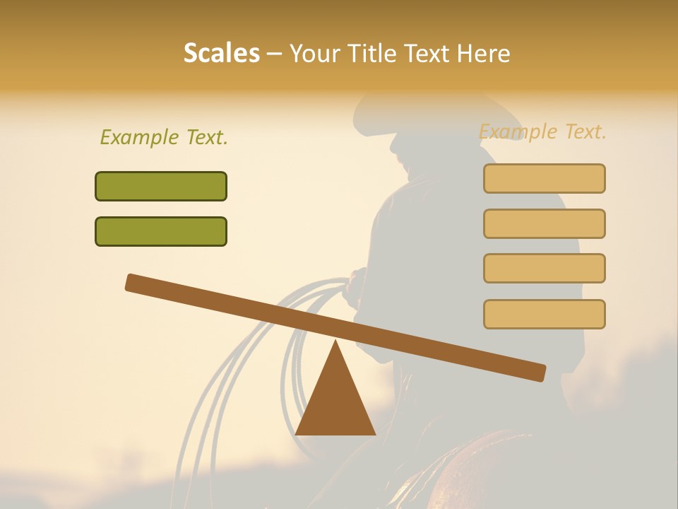 West Cowboy Western PowerPoint Template