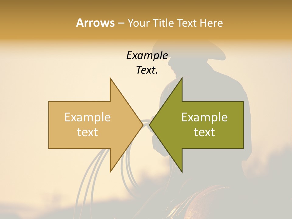 West Cowboy Western PowerPoint Template