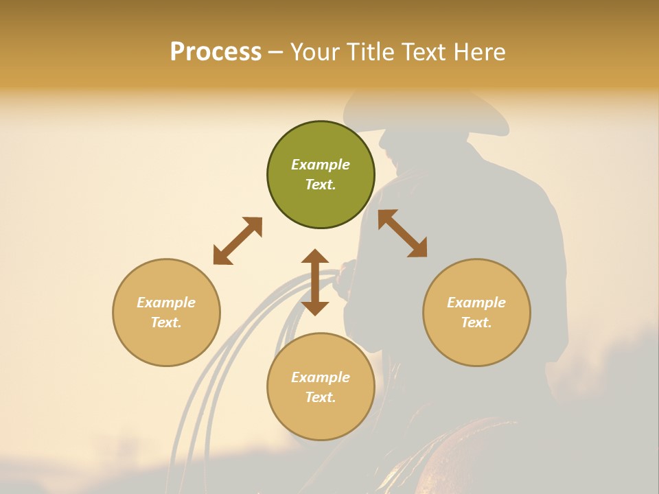 West Cowboy Western PowerPoint Template