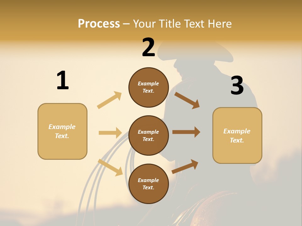 West Cowboy Western PowerPoint Template