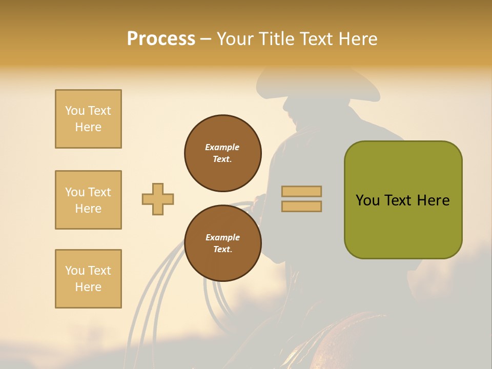 West Cowboy Western PowerPoint Template