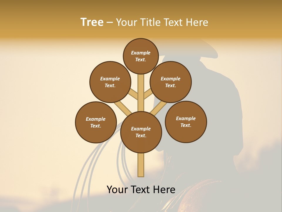 West Cowboy Western PowerPoint Template