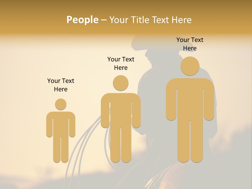 West Cowboy Western PowerPoint Template