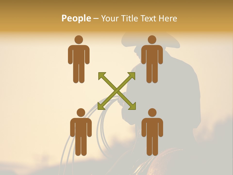 West Cowboy Western PowerPoint Template