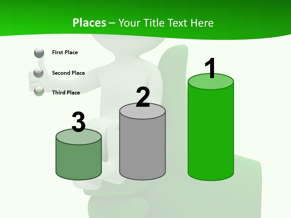 Render Hand Isolated PowerPoint Template