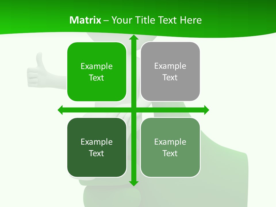 Render Hand Isolated PowerPoint Template