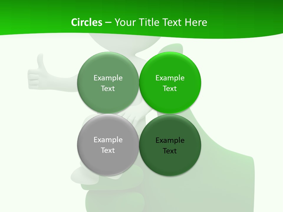 Render Hand Isolated PowerPoint Template