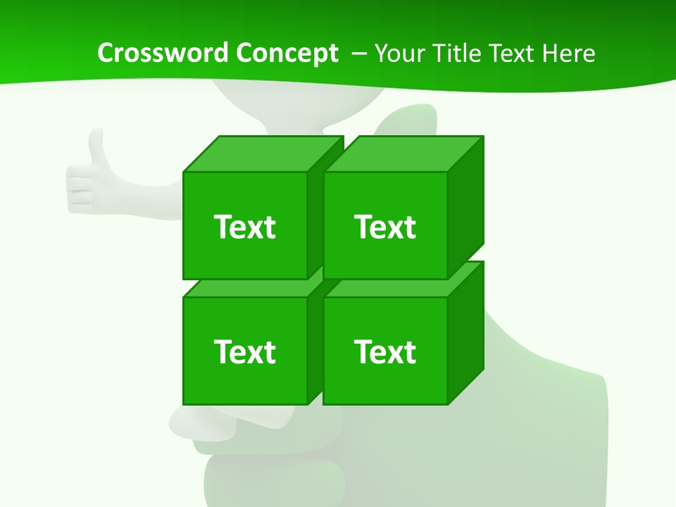 Render Hand Isolated PowerPoint Template