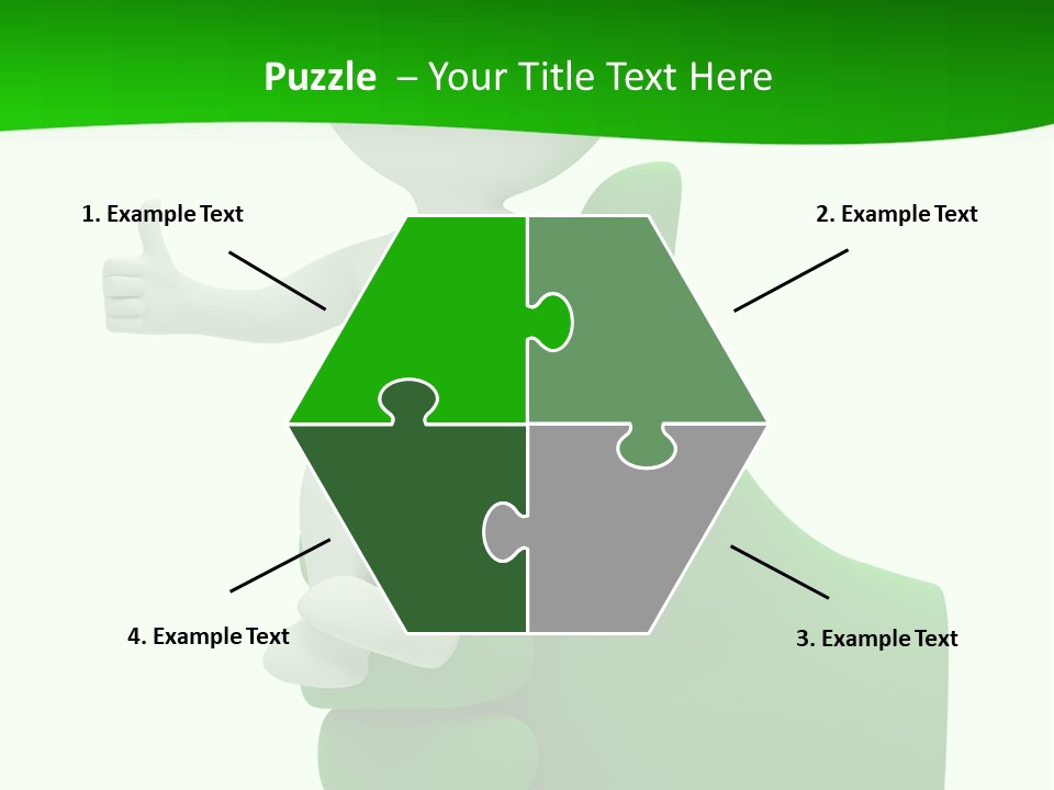 Render Hand Isolated PowerPoint Template