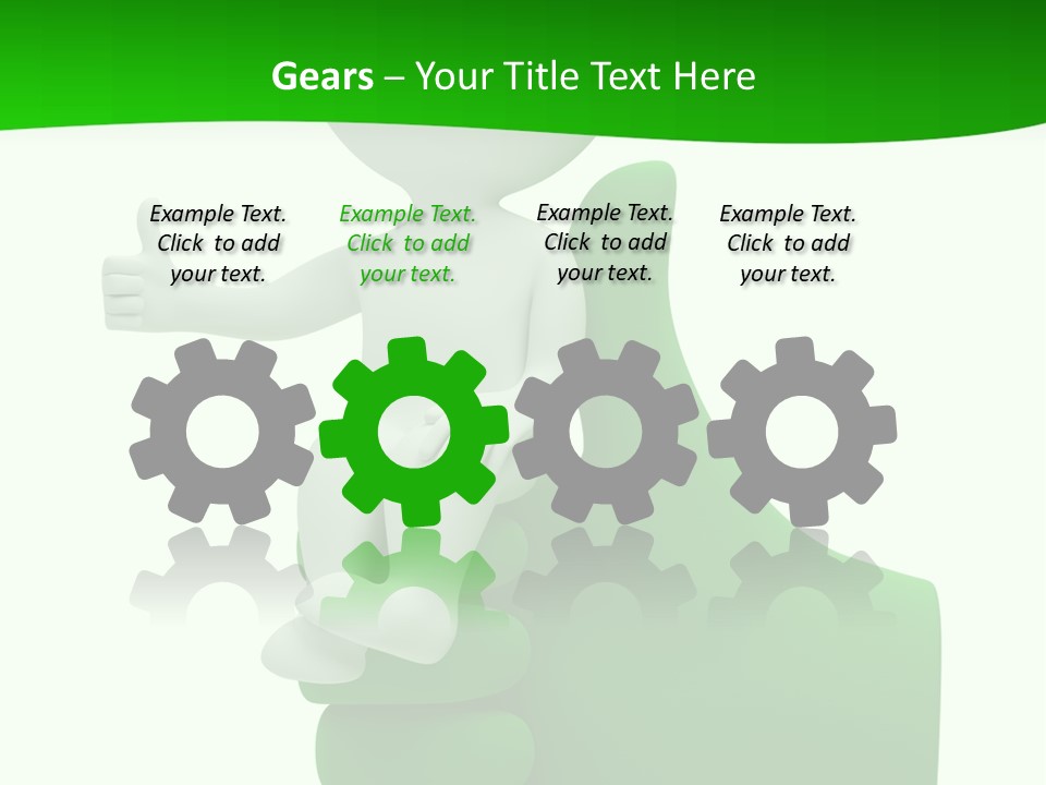 Render Hand Isolated PowerPoint Template